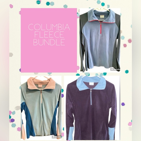 Columbia lightweight Fleece Bundle - Picture 1 of 7
